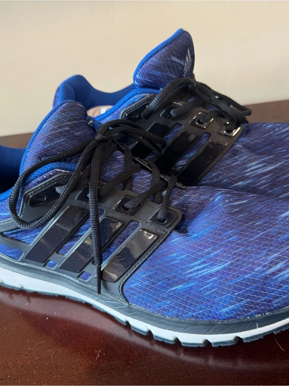 adidas Energy Cloud WTC Low Top Lace-Up Sneakers Blue Mesh Cushioned BY2047